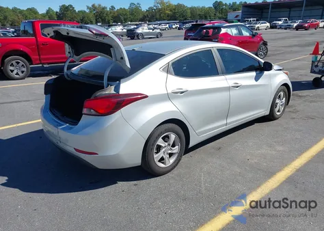 2015 Hyundai Elantra Se z USA, uszkodzony, nr VIN 5NPDH4AE2FH579399